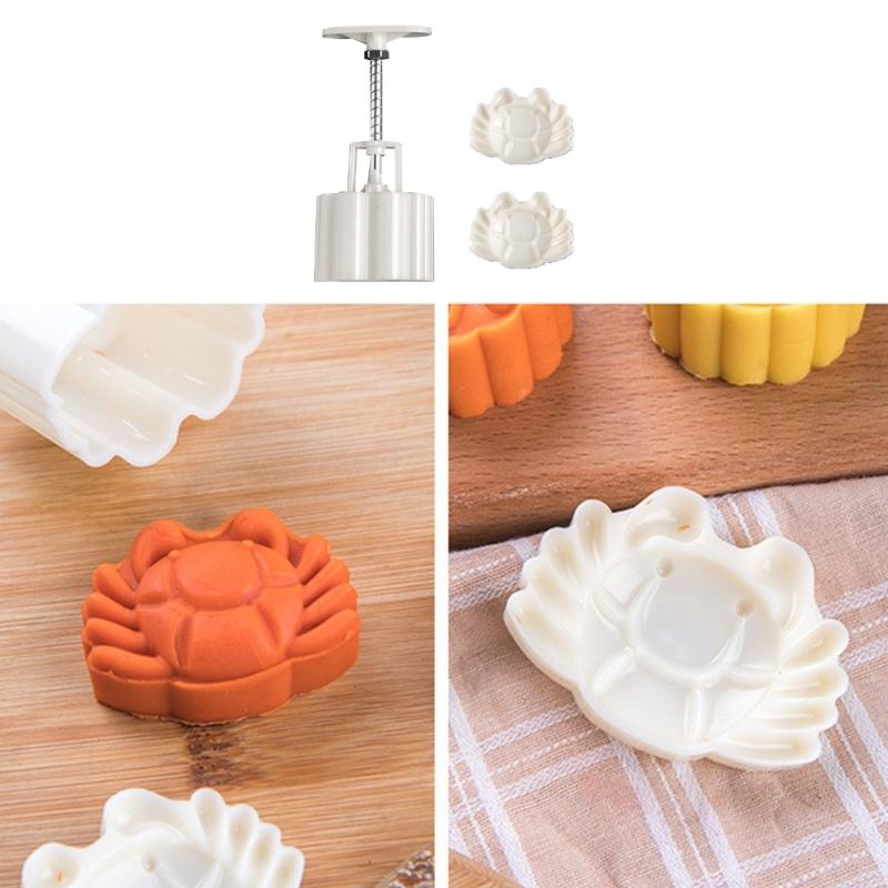 Plastová razítka na Mooncake DIY Formy na Mooncake Festival DIY Ruční lis na Mooncake Vykrajovátka na pečivo Dekorační pomůcky do kuchyně
