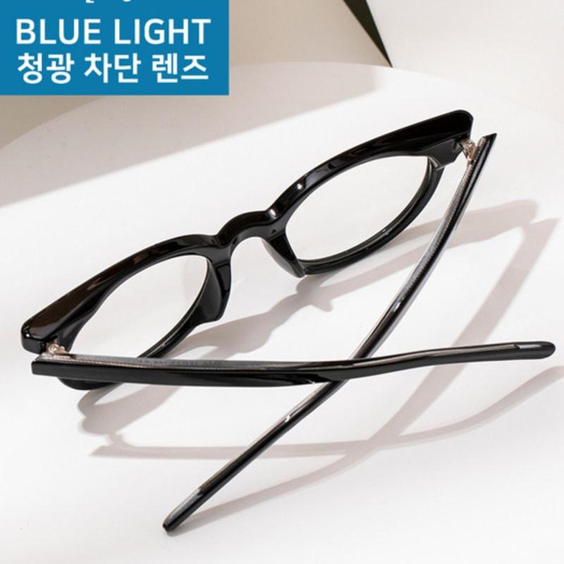 RECLOW RECLOW E525 BLACK GLASS Blue Light VER Glasses