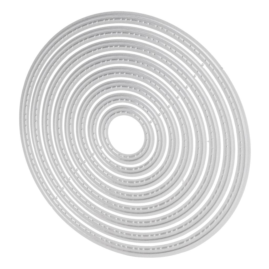 Metal Cutting Die Oval Etched Dies Decorative Emboss Stencil for  Crafts Album Paper Card Wedding
