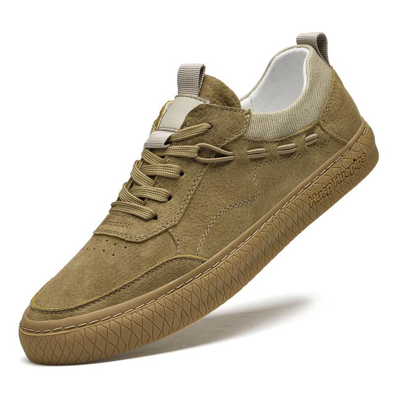 

Men s shoes 2021 spring and summer new retro men s casual shoes Korean version breathable sports shoes sub-board shoes men s trendy shoes 45 хаки