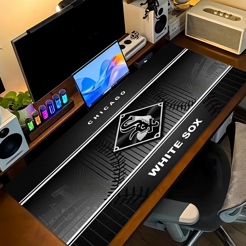 Chicago White Sox Color Mouse Pad Large Gaming Table Cushion Non-slip Laptop Tablet Big Mousepad XXL Mat Mini PC Playmat With Lock edge
