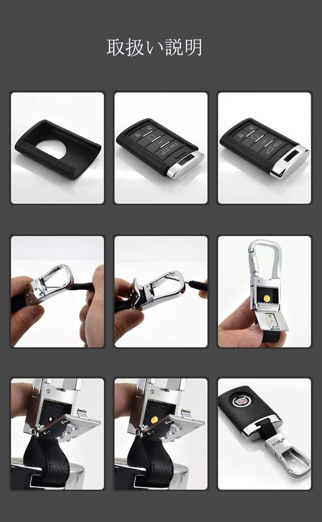 ONTTO Cadillac Smart Key Case Key Cover Stylish Touch Key Holder for Cadillac Escalade