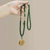 Lucky Bag Pearl Beaded Necklaces Exquisite Vintage Sweater Chain  Cheongsam