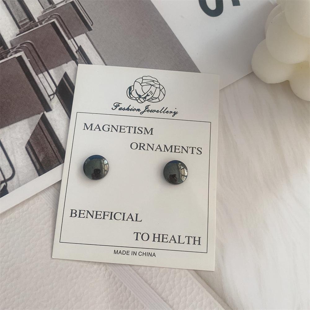 Magnetic Therapy Acupoint Massage Earrings – Health Jewelry Studs and Ear Clips