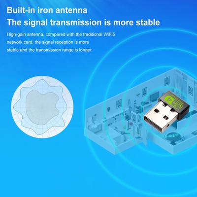 Yousheng USB Wi-Fi Drahtlose Netzwerkkarte Schnelle Sichere Verbindung 150Mbps Hohe Geschwindigkeit CD-freie Installation Treiber-Adapter Netzwerkkarte