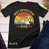 Mens Cute Best Beagle Dad Ever Retro Vintage Gift Puppy Lover Unisex T-shirt
