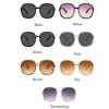 Classic Big Frame Luxury Women Sunglasses Brand Designer Fashion Plastic Vintage Round Gradient Sun glasses Uv400 Eyewear