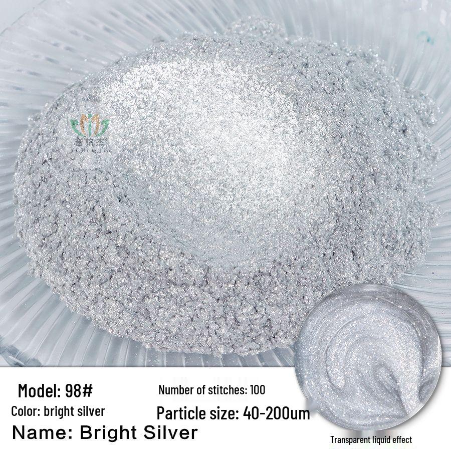 120 Color Chameleon Pearlescent Mica Powder for Epoxy Resin, Paint, and Watercolor