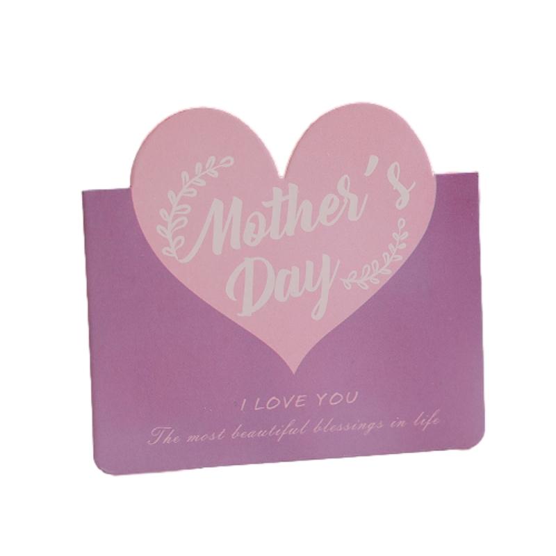 

10Pcs 3D Heart Pop Up Greeting Card for Mothers Day Birthday Thank You Message Foldable Card with Love Shape Decoration Personalized Writing Space 10pcs