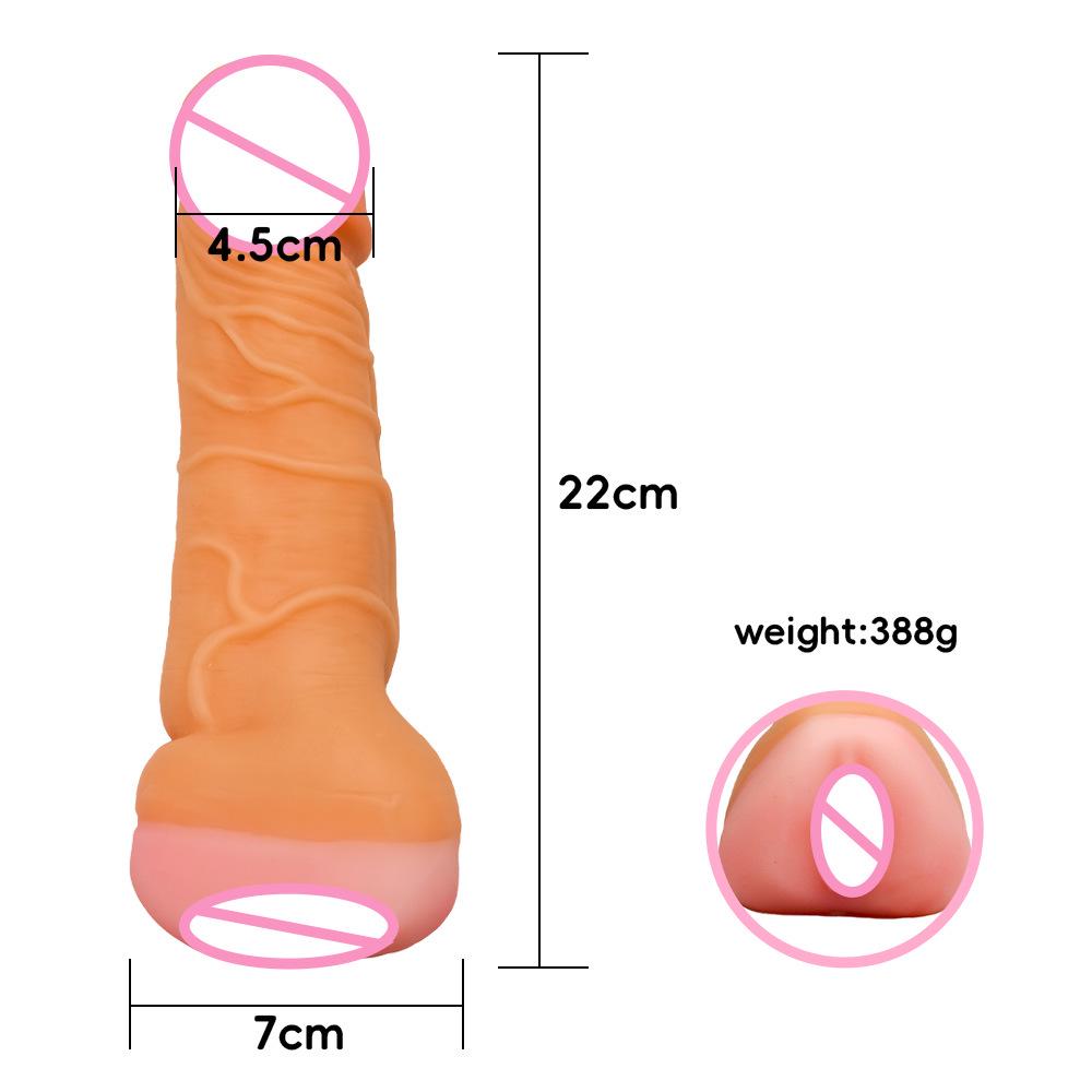 Bestselling Hollow Simulation Dildo for Couples - Perfect for Vaginal, Anal, and Gay Play, with Masturbator Cup for Added Pleasure.