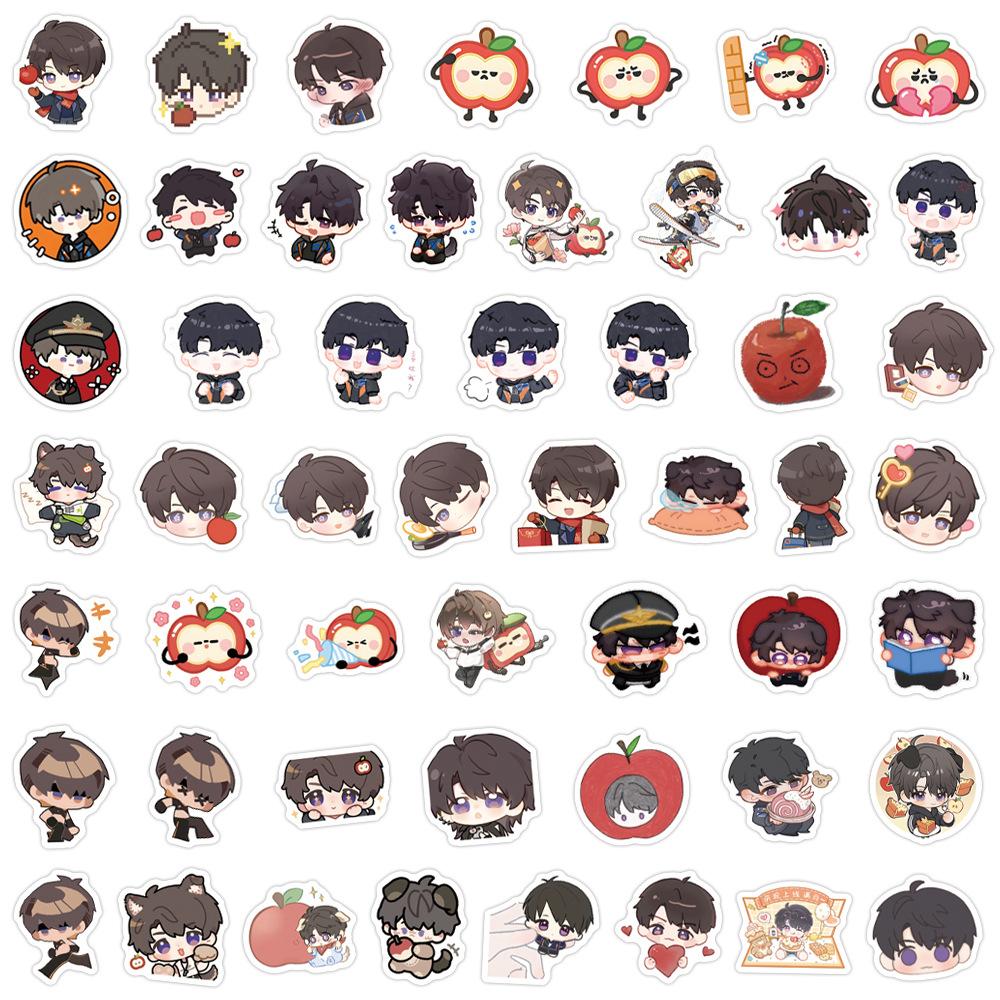 105 Summer Day QQ People Graffiti Stickers Decorate Refrigerator Water Bottle Skateboard Waterproof DIY Stickers