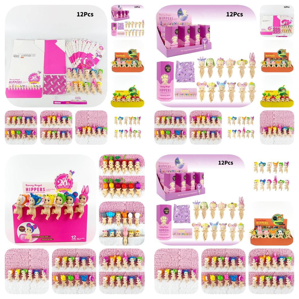 Adorable Sonnyangel Blind Box Collectible Figure Cute Pvc Car Decoration Hippers Lookingback