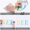 1sheet PVC Wall Stickers Wall Decoration Leaf Pattern 900x390mm