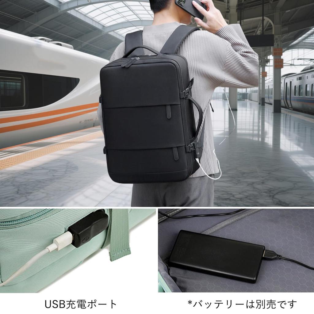 Shaelyka Rucksack für Herren und Damen, Großes Fassungsvermögen, Business, Pendeln, Schule, Reisen, Passt für 15,6-Zoll-PC, A4-Format, USB-Kabel im Lieferumfang enthalten, Wasserdicht,