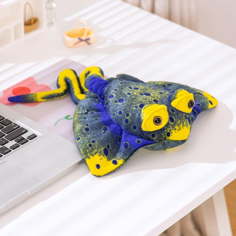 

Simulation devil fish doll plush toy marine animal devil fish doll children soothing doll 35cm（0.1kg） синий