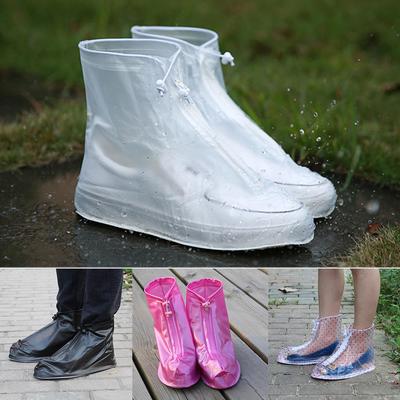 couvre-chaussures en silicone antid/érapants r/éutilisables Couvre-chaussures en silicone /à fermeture /à glissi/ère imperm/éable pliage portable pour les jours de pluie ext/érieurs unisexes S-XL