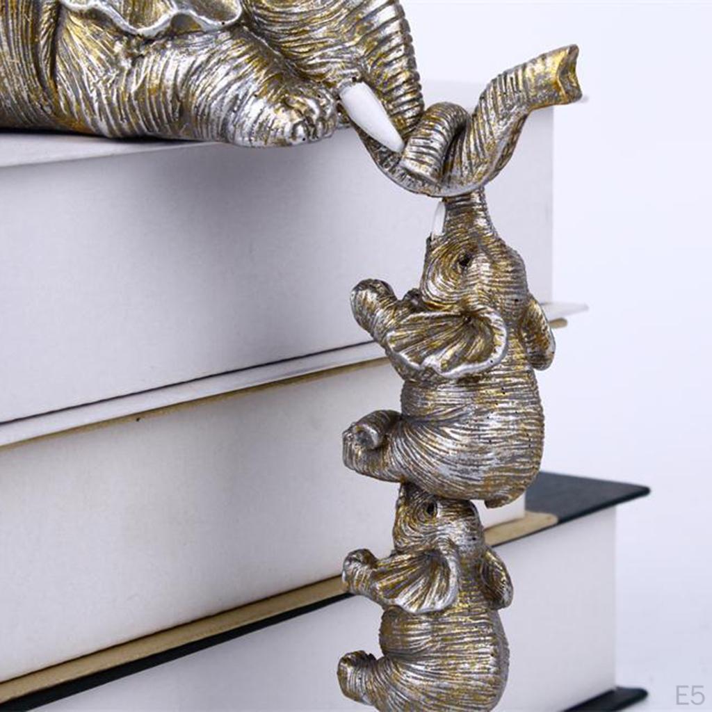 Statue Figurine Animal Sculpture Resin Crafts Ornament for Living Room Bookshelf Decor