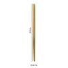 Gold-Plated Portuguese-Japanese Stainless Steel Cutlery Set: Knife, Fork, Dessert Spoon, Chopsticks, Ice Cream Spoon, Fruit Fork