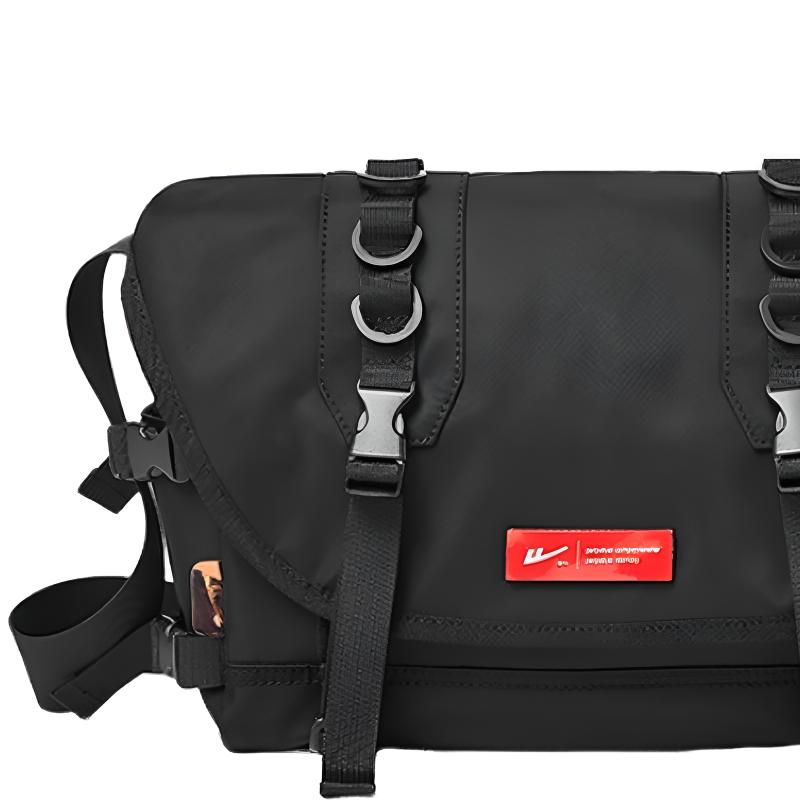 New Warrior Nylon Crossbody Bag, Shoulder Bag Regular Men's Black H21B02U020121