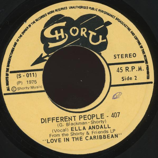 

7-дюймовая пластинка ELLA ANDALL Second Fiddle S001 Shorty 1975 Trinidad SoulFunk Б/у