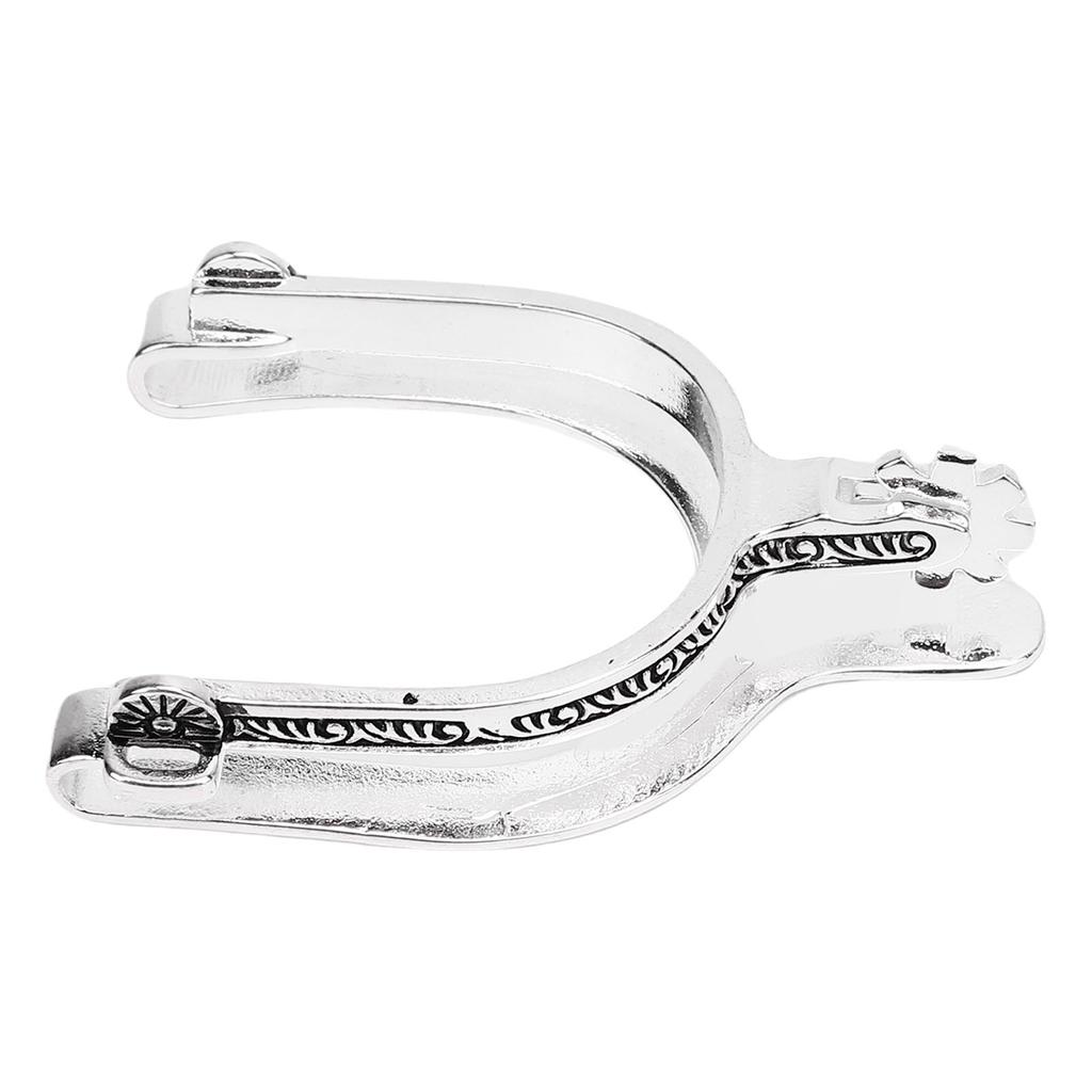Vintage Spur Silver Money Clip Metal Magnetic Slot Decorative Cash Clip for Travel Or Daily Use