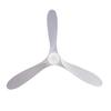60-inch fan with lighting and remote control, 3 solid wood blades, 3-CCT, dimmable, six-speed reversible fan settings, for living room/ dining room