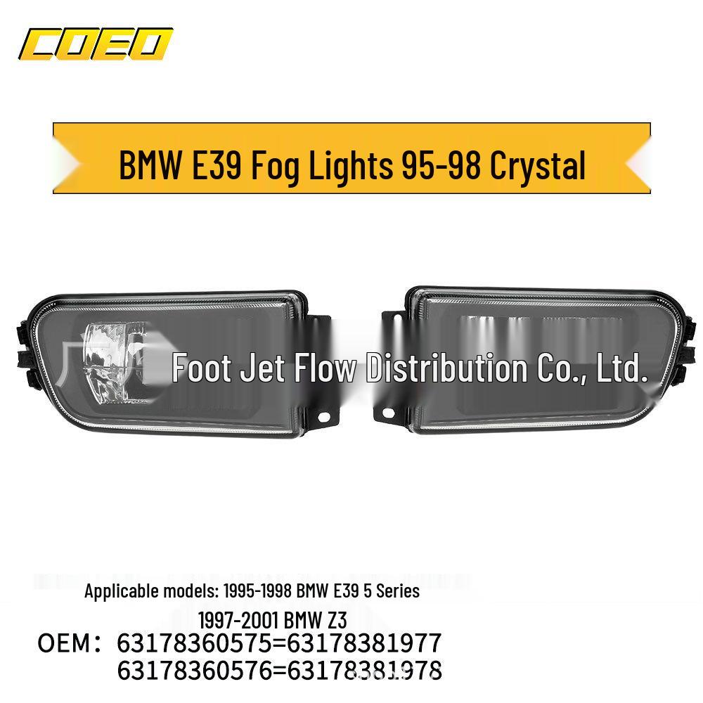 BMW E39 95-98 Crystal Fog Light Bar (Part 63178360575/63178360576)