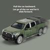 1:32 Scale Tundra MAMMOTH Pickup Model Toy Car Pull Back Sound Light Off-road Vehicle Metal Diecast Models Boys Collection