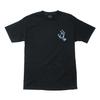 Santa Cruz Skateboards Shirt Arch Check Hand Black