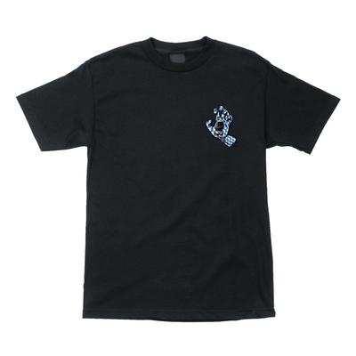 Santa Cruz Skateboards Shirt Arch Check Hand Black