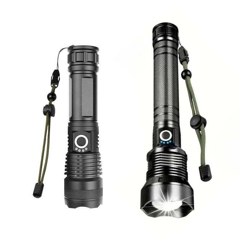 High Brightness Portable P50 Led Flashlight With Durable Aluminum Alloy Waterproof Design Ideal For Camping And Hiking