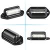 1/2Pcs Car License Plate Lights 6 LED 500LM Universal Auto Truck Bus Motorcycle Taillight Night Safety Driving Side Lamp Light