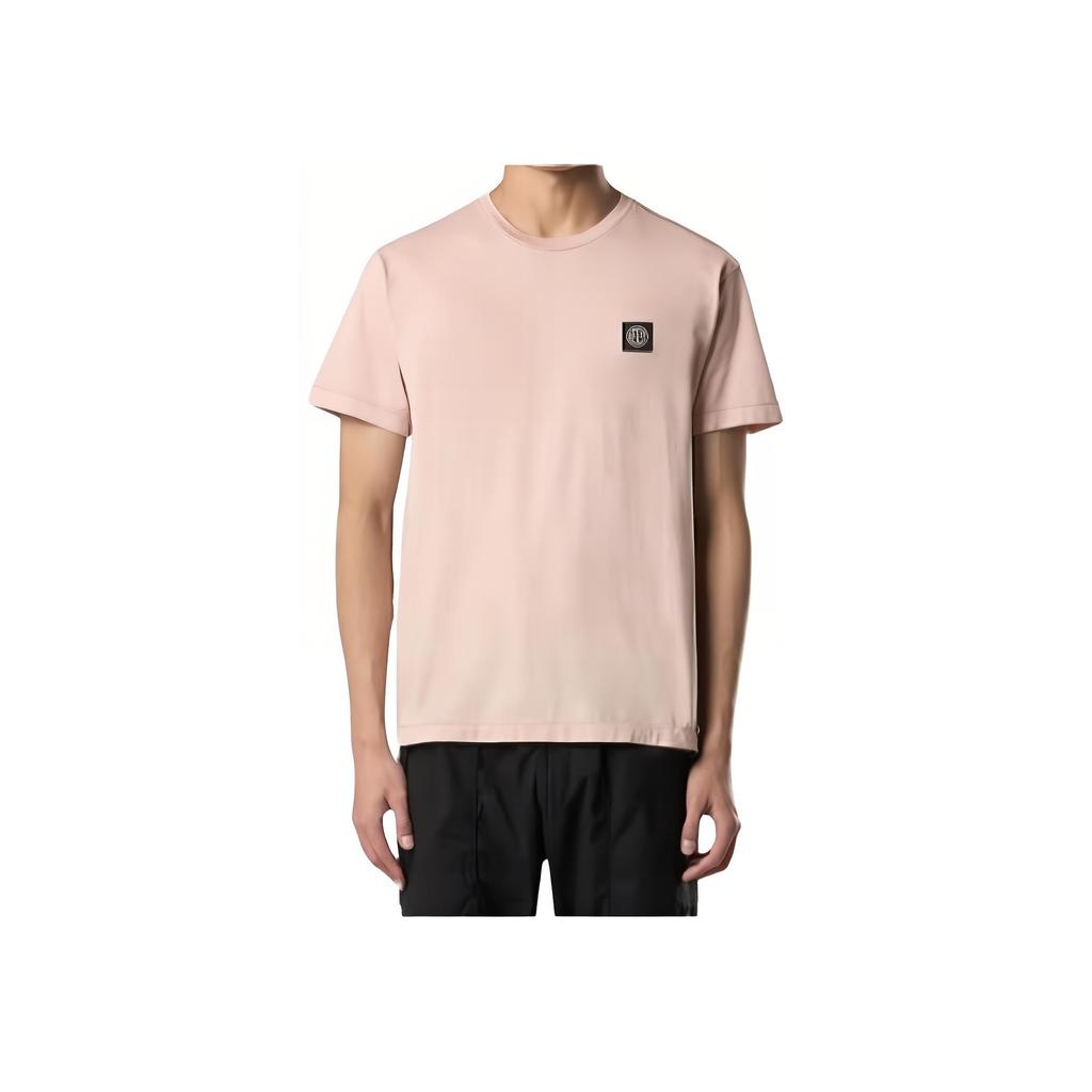 Stone Island SS25 Logo Embroidered Comfortable Simple Crew Neck Short Sleeve T-Shirt Men T-Shirts K1S1521000-39S0013-V0082