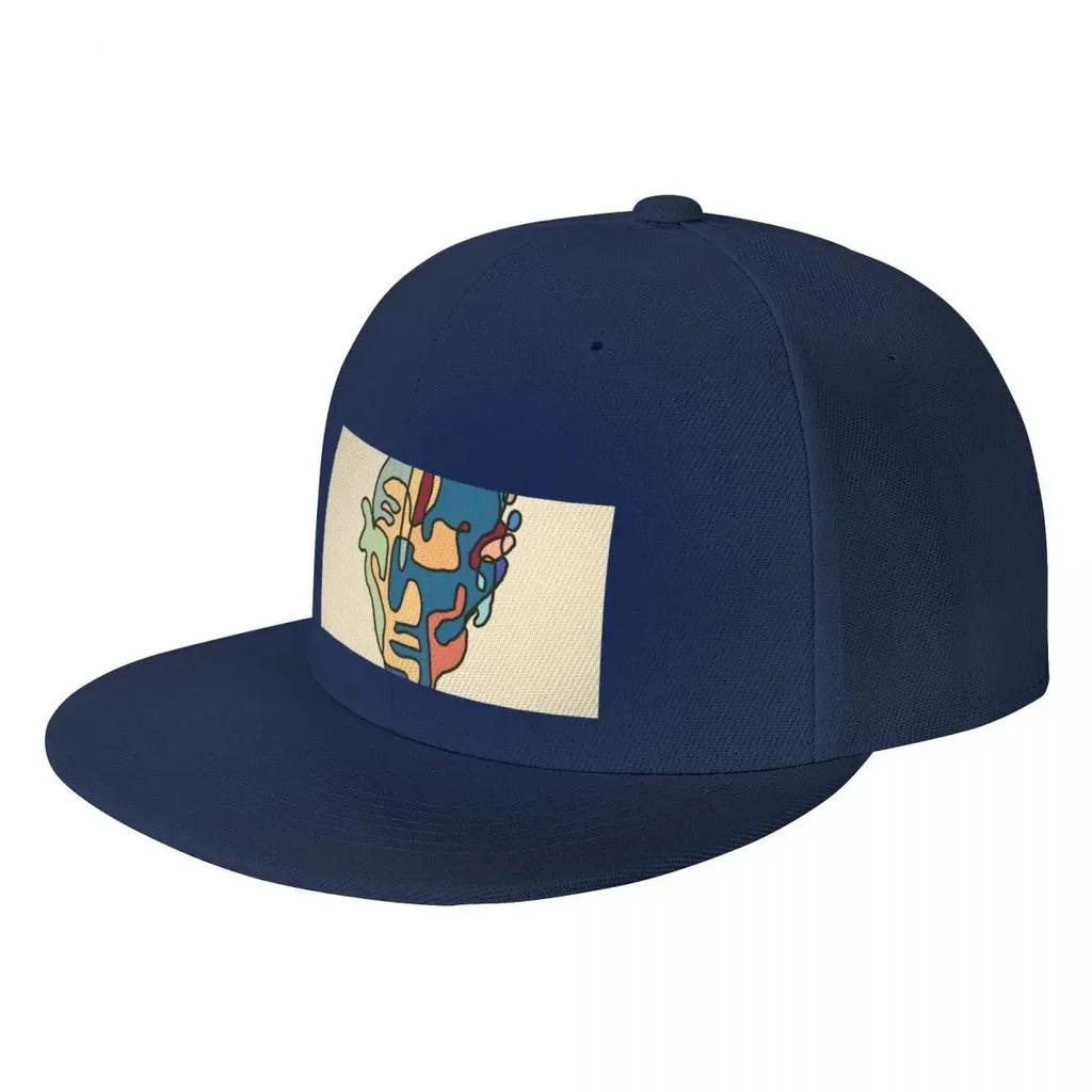 Single line cubist portrait Baseball Cap Golf Hat sun hat Mountaineering Unisex Hats Womens