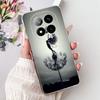 Soft Liquid Silicone Back Cover For Xiaomi Redmi Note 14 Pro Plus Phone Case Marble Gothic Style Bumper For Redmi Note 14 4G 5G
