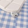 999 Sterling Silver Matte Chinese-Style Baby Peace Lock Pendant Bracelet Necklace