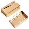 2Pcs Humbucker Guitar Pickup Cover 50mm + 52mm Pole Spacing Metal LP Guitar Neck Pickup Covers for Electric Guitar