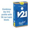Vandoren Eb Clarinet Reeds V21, Hardness: 2-1/2 (Pack of 10)