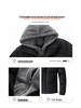 Men's Winter Plus Size Two-Piece Style Thick Cotton Jacket