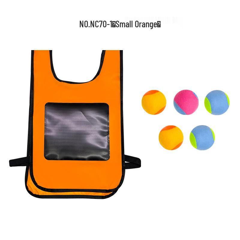 Kid's Sticky Ball Vest Set: Outdoor Parent-Child Dodgeball Game Toy