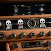 3Pcs Cute Resin Skull Car Air Outlet Diffuser Funny Auto Interior Aromatherapy Decor Cool Gift for Boyfriend
