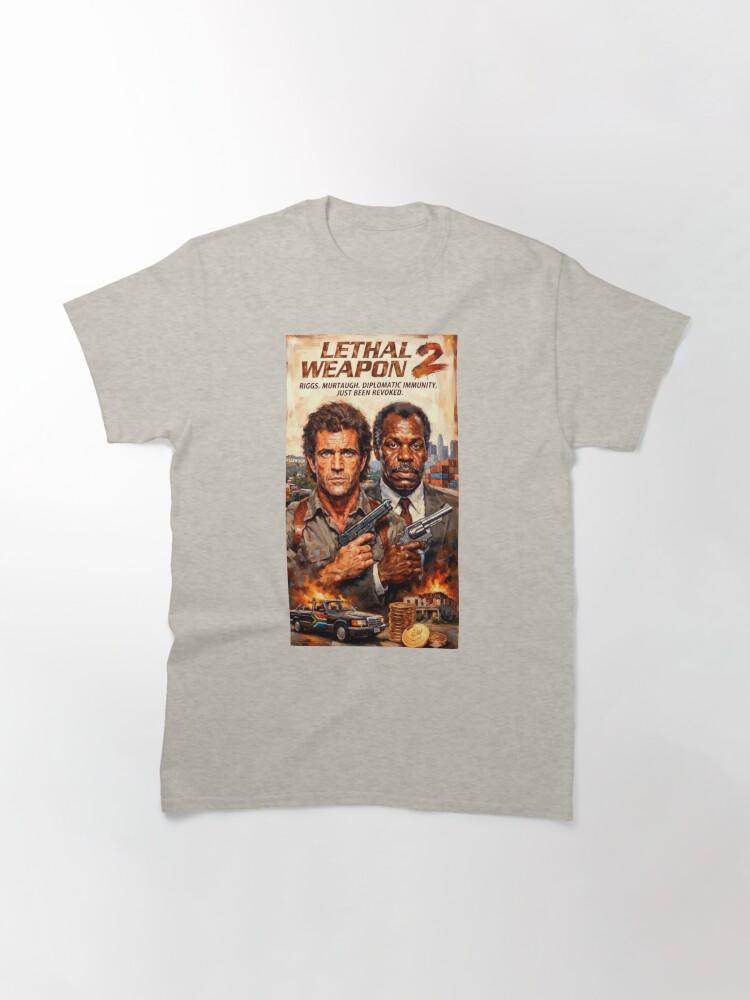 Lethal Weapon Lethal Weapon 2 Buddy Cop Fine Art Tribute Classic T-Shirt