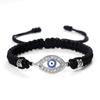 Cross-Border Alloy Bamboo Evil Eye Bracelet: Starry Eyed Woven Couple Bow Design