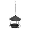 Wild Bird Feeder Iron Hanging Bird Feeder Simple Design Wide Opening Easy Clean for Outdoor Garden Patio