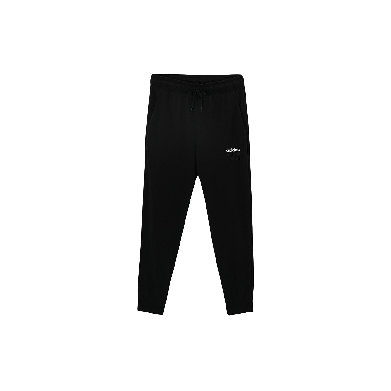 adidas neo M Bs Tp Running Knit Bundle Feet Sports Pants Black Men s H59449 M