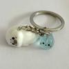 3D Cartoon Sea Lion Keychain Resin Key Holder Cute Animal Keyring  For Young Girls