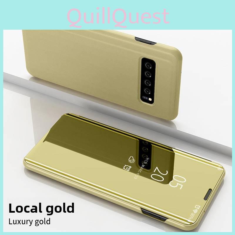 S20 For Galaxy Fe Mirror Touch Flip Phone Protective Case Daily Use