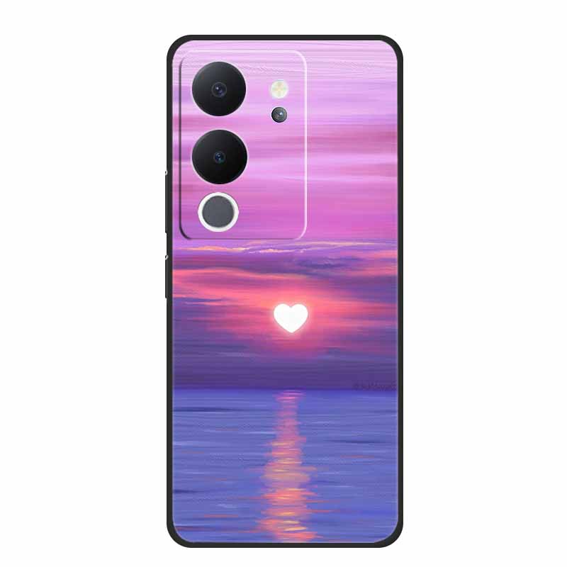Phone Case For Vivo V30 Lite 5G Back Cover Case Shockproof Black Silicone Soft Funda For Vivo V30 Lite Case V 30 Lite Coque Capa