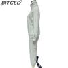 BITCED Women's Versatile Casual Fashion Thickened Long-Sleeved Hoodie and Trousers Two-Piece Set