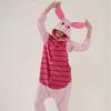 Disney Schwein Einteiler Pyjama, Rollenspiel Kostüm, Rosa Schwein Pyjama, Erwachsenen Halloween Anime Tier Cartoon Einteiler Pyjama